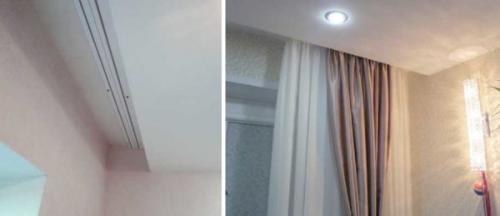 Из чего состоит карниз для штор. По способу монтажа