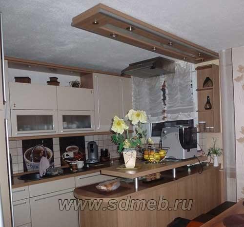 Верхний карниз кухни. Обзор карнизов для кухни