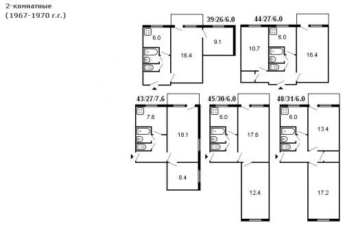 10 популярных планировок брежневки и варианты улучшения. Типовая планировка квартир «Брежневки»