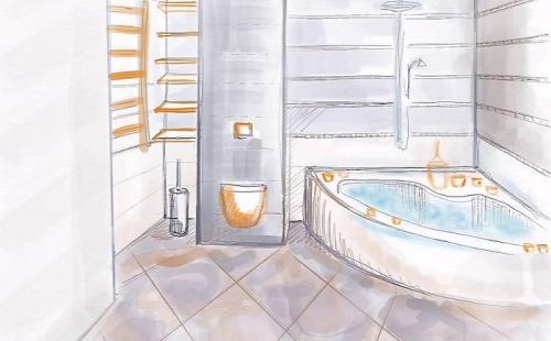 Отличный ремонт ванной комнаты под ключ в Москве: как это делается 09 Отличный ремонт ванной комнаты под ключ в Москве: как это делается 09