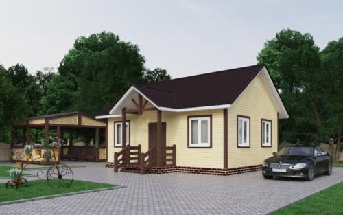 Дома 8 на 8 картинки. Одноэтажные проекты