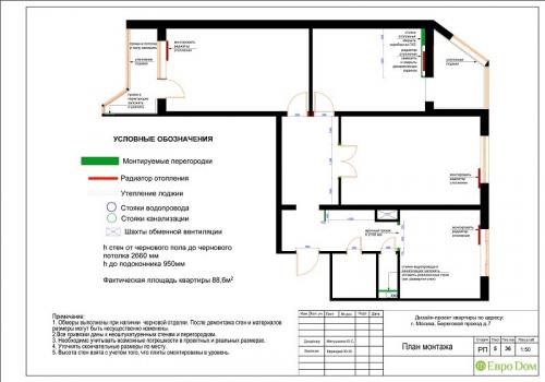 Дизайн 3-комнатной квартиры в панельном доме. Что входит в дизайн-проект интерьера 3-комнатной квартиры?