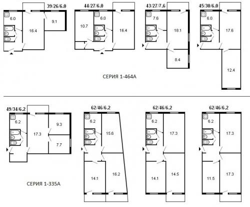 Брежневка 2 комнатная ремонт. Брежневки описание и типовые планировки