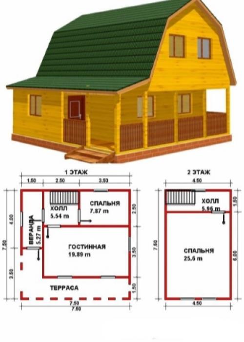 Каркасный дом из бруса СВОИМИ руками. Стены и перекрытия каркасного дома 15 Каркасный дом из бруса СВОИМИ руками. Стены и перекрытия каркасного дома 15