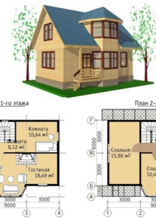 Каркасный дом из бруса СВОИМИ руками. Стены и перекрытия каркасного дома 14 Каркасный дом из бруса СВОИМИ руками. Стены и перекрытия каркасного дома 14