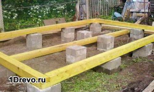 Стена из бруса 100х100. Достоинства садового домика