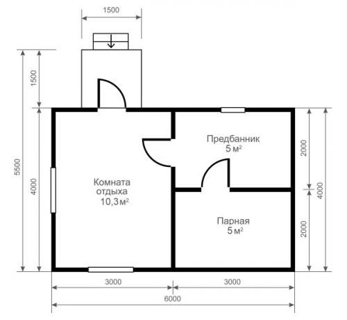 Как построить баню из бруса 6 н.  Особенности конструкции бани