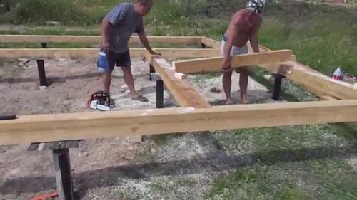 Построить дом из бруса своими руками чертежи. Строительство коробки