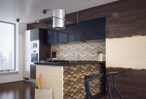 Чем отделать неровные стены на кухне. Керамическая плитка