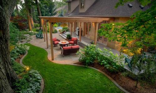 Ландшафтный дизайн маленького сада на участке-2025: современные идеи и тенденции 02