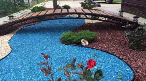 Как использование декоративного гравия или камня способствует снижению ухода. Декоративный гравий в ландшафтном дизайне