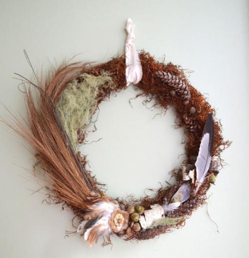 7 красивых способов украсить дом осенними дарами природы. 7 простых подсказок для создания красивого осеннего венка на двери