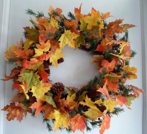 7 красивых способов украсить дом осенними дарами природы. 7 простых подсказок для создания красивого осеннего венка на двери