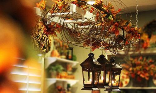 Осеннее оформление сада и дома