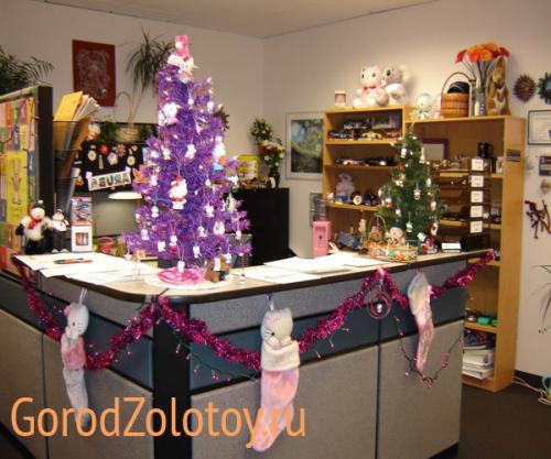 Как украсить кабинет на Новый год. Как украсить офис на Новый год и Рождество 2022