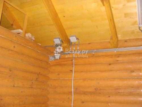 Скрытая проводка в деревянном доме – советы электрика