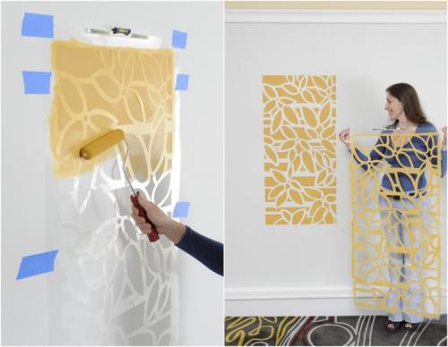 Чем декорировать стену прямо на обои. Идеи декора стен своими руками, 65 фото