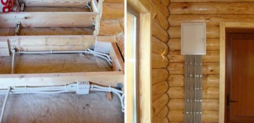 Проводка в деревянном доме нормы. Что разрешают строительные нормы