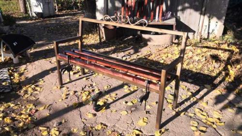 Скамейка из профильной трубы за 3 часа своими руками. Скамья из профтрубы своими руками   1