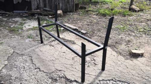 Скамейка из профильной трубы за 3 часа своими руками. Скамья из профтрубы своими руками   1