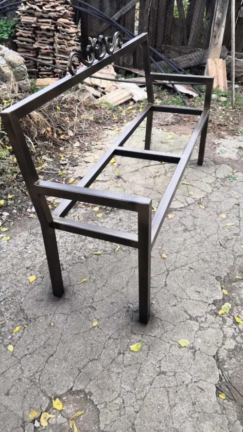 Скамейка из профильной трубы за 3 часа своими руками. Скамья из профтрубы своими руками   1