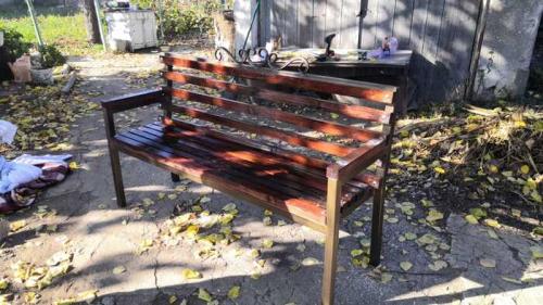 Скамейка из профильной трубы за 3 часа своими руками. Скамья из профтрубы своими руками   1