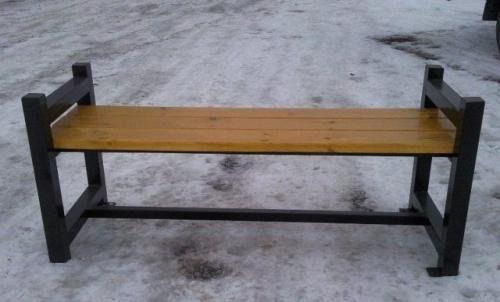 Какие виды профильной трубы лучше использовать для садовой лавочки. Варианты скамеек из профильной трубы