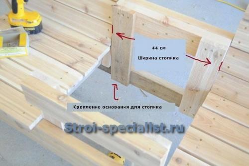 Какие дополнительные функции можно добавить в лавку со столиком для большего удобства. Садовая скамейка со столиком своими руками