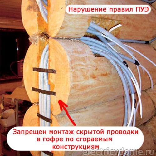 Схема разводки электропроводки в деревянном доме. Подготовка проекта электроснабжения дома 04